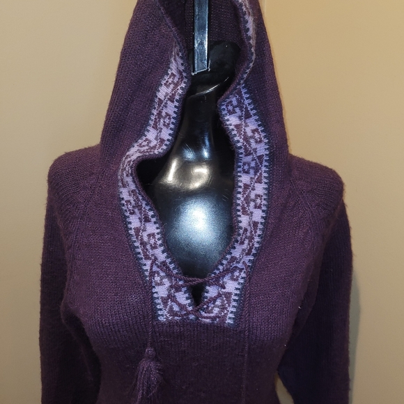 American south side, alpaca wool, purple sweater - Picture 2 of 7
